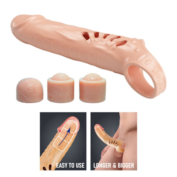 Pretty Love — Penis Extension Sleeve, Adjustable — Penis Accessories — view 3