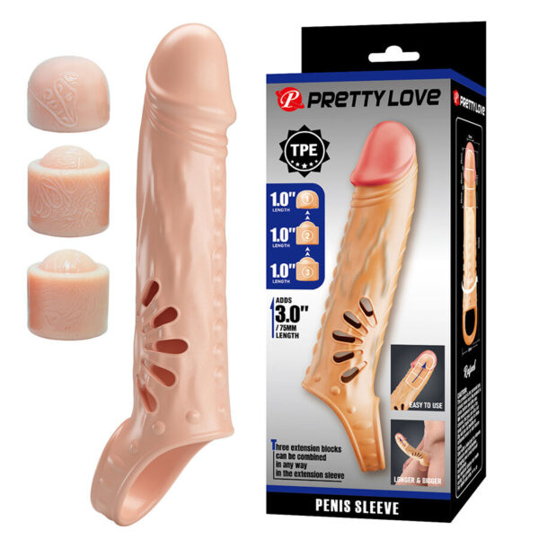 Pretty Love — Penis Extension Sleeve, Adjustable — Penis Accessories — view 7
