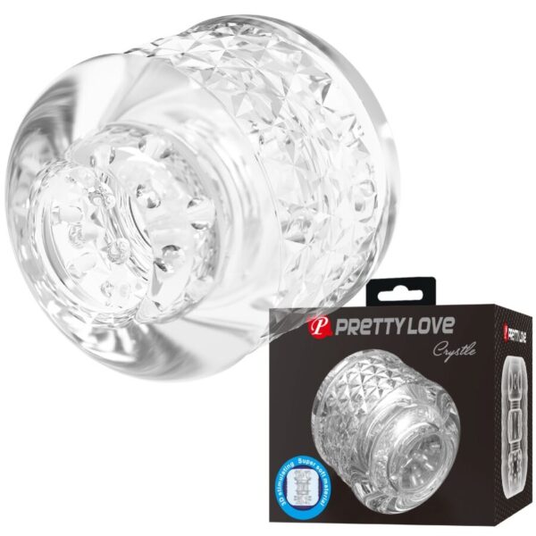 Pretty Love Crystle Double Entry — Stroker, Transparent — Couples