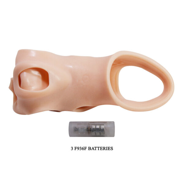 Pretty Love Brad — Vibrating Penis Sleeve, Natural — Penis Accessories — view 7