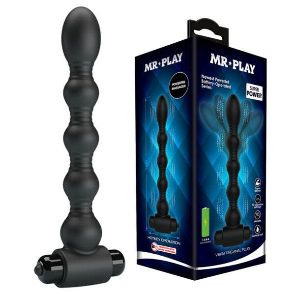 Mr Play — Anal Vibrator, Beaded — view 6