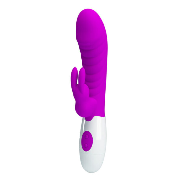 Pretty Love Naughty Bunny — Rabbit Vibrator, Silicone, Fuchsia — Rabbit Vibrators — view 7