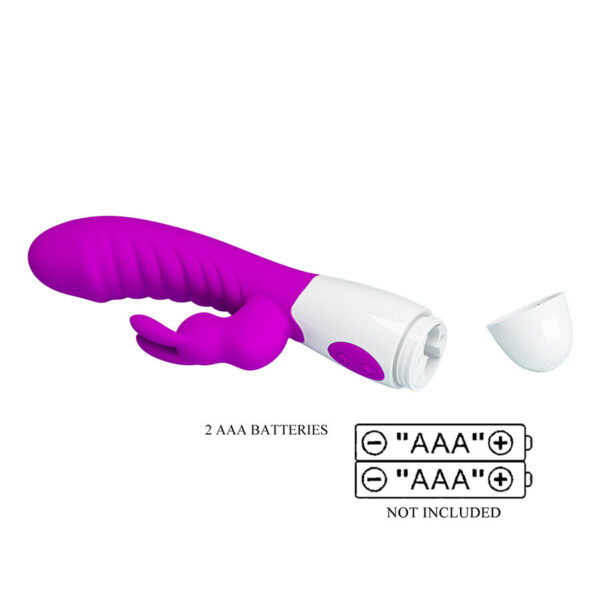 Pretty Love Naughty Bunny — Rabbit Vibrator, Silicone, Fuchsia — Rabbit Vibrators — view 4