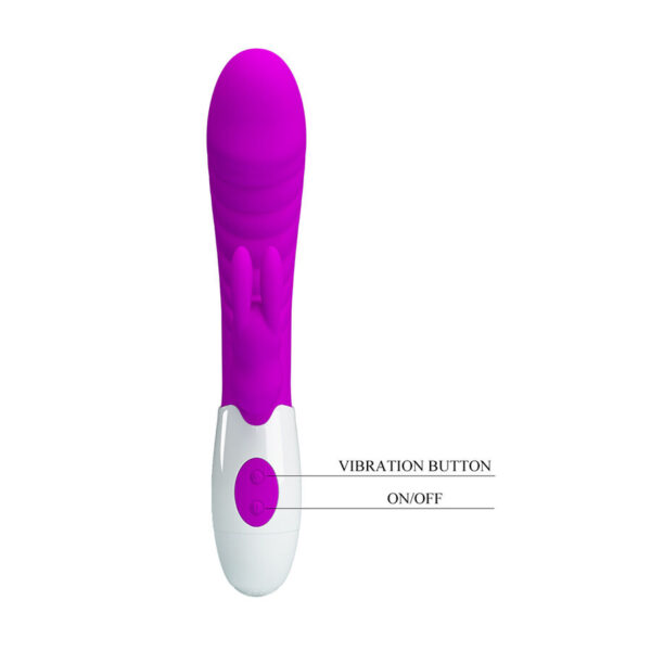 Pretty Love Naughty Bunny — Rabbit Vibrator, Silicone, Fuchsia — Rabbit Vibrators — view 5