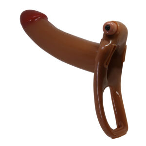 Pretty Love Bradden — Vibrating Strap-On, 18 cm, Hollow — Penis Accessories — view 4