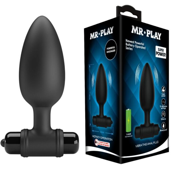 Mr Play Super Power — Vibrating Butt Plug — Anal — view 9