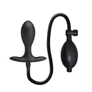 Mr Play — Inflatable Butt Plug, Black — Anal — view 3