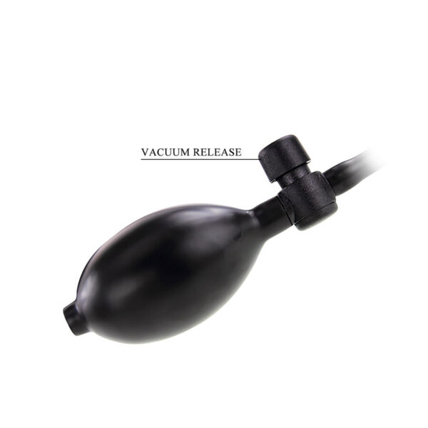 Mr Play — Inflatable Butt Plug, Black — Anal — view 6