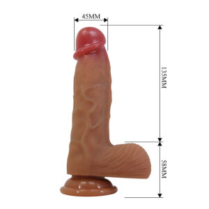 Pretty Love Duvall — Realistic Dildo, Suction Cup, 19.3 cm — Dildos — view 3