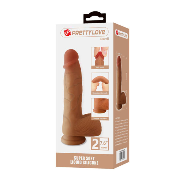 Pretty Love Duvall — Realistic Dildo, Suction Cup, 19.3 cm — Dildos — view 6
