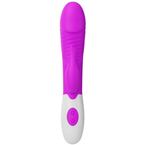 Pretty Love Rasmussen — Rabbit Vibrator, Silicone, Fuchsia — Rabbit Vibrators — view 2