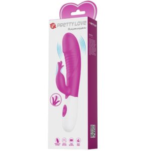 Pretty Love Rasmussen — Rabbit Vibrator, Silicone, Fuchsia — Rabbit Vibrators — view 3
