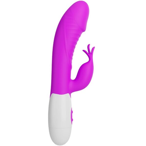 Pretty Love Rasmussen — Rabbit Vibrator, Silicone, Fuchsia — Rabbit Vibrators — view 6