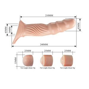 Pretty Love — Penis Extension Sleeve, Textured — Penis Accessories — view 4