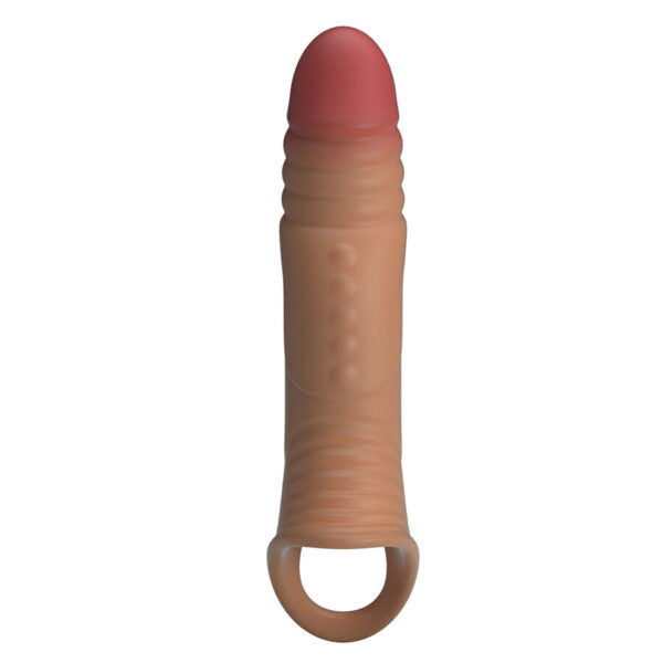 Pretty Love — Vibrating Penis Sleeve, Tan — Penis Accessories — view 8
