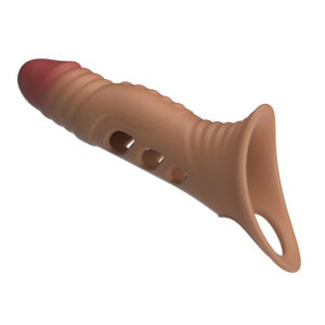 Pretty Love — Vibrating Penis Sleeve, Tan — Penis Accessories — view 3