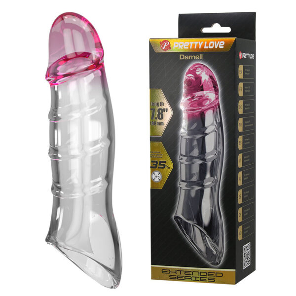 Pretty Love Darnell — Penis Sleeve, Transparent — Penis Accessories — view 11