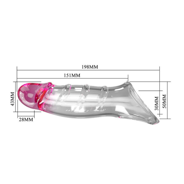 Pretty Love Darnell — Penis Sleeve, Transparent — Penis Accessories — view 6
