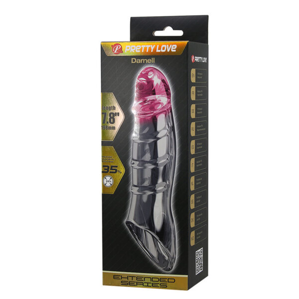 Pretty Love Darnell — Penis Sleeve, Transparent — Penis Accessories — view 8