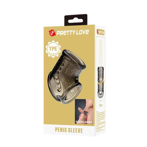 Pretty Love — Penis Sleeve, Short, Smoke — Girth Sleeves — view 5