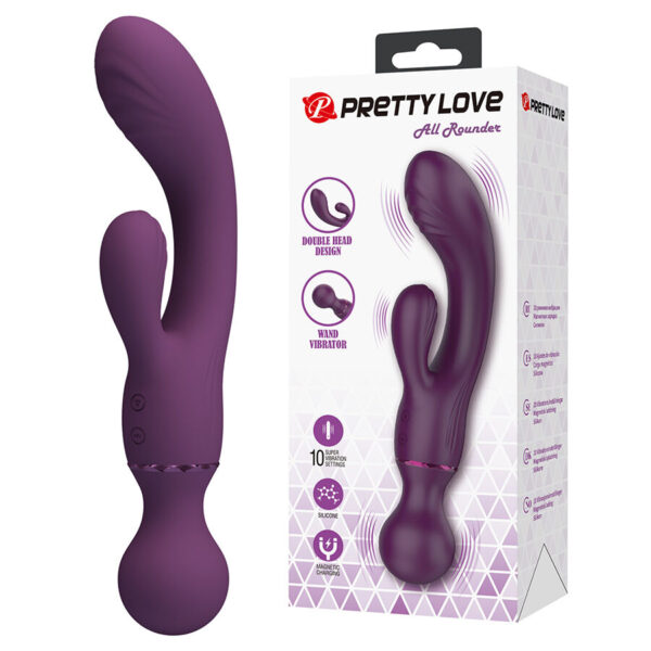 Pretty Love All Rounder — Rabbit Vibrator, Rechargeable, Purple — Rabbit Vibrators — view 10