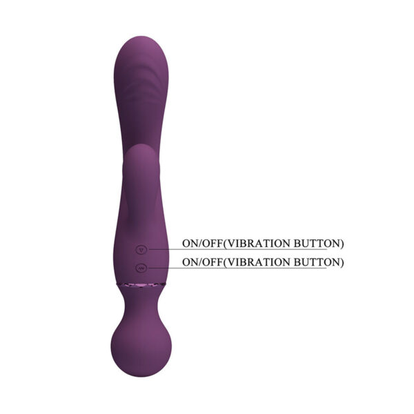 Pretty Love All Rounder — Rabbit Vibrator, Rechargeable, Purple — Rabbit Vibrators — view 8