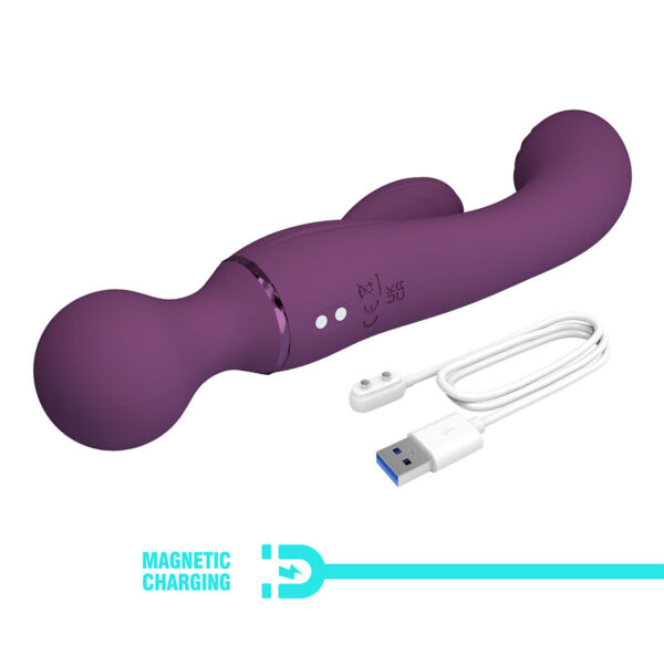 Pretty Love All Rounder — Rabbit Vibrator, Rechargeable, Purple — Rabbit Vibrators — view 9
