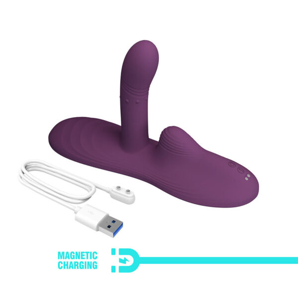 Pretty Love Luka — Vibrator, Heated, Purple — Hi-Tech Vibrators — view 9