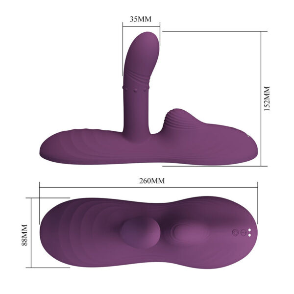 Pretty Love Luka — Vibrator, Heated, Purple — Hi-Tech Vibrators — view 10