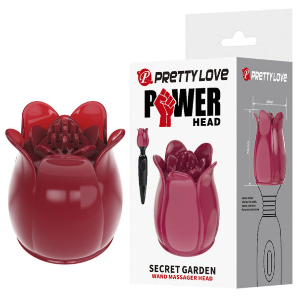 Pretty Love Secret Garden — Wand Attachment, Pink — Clitoral Stimulators — view 9