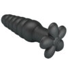 Pretty Love Imron — Vibrating Butt Plug, Silicone, Black — Anal