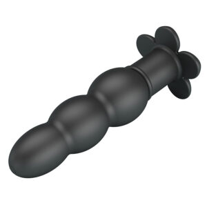 Pretty Love Jadier — Vibrating Butt Plug, Silicone, Black — Anal — view 2