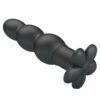Pretty Love Jadier — Vibrating Butt Plug, Silicone, Black — Anal