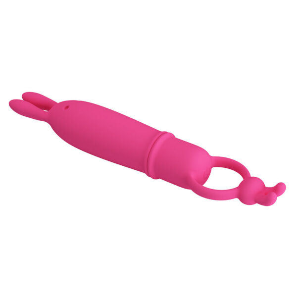 Pretty Love Delia — Rabbit Vibrator, Silicone, Pink — Clitoral Vibrators — view 5