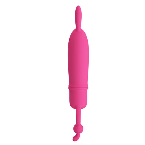 Pretty Love Delia — Rabbit Vibrator, Silicone, Pink — Clitoral Vibrators — view 7