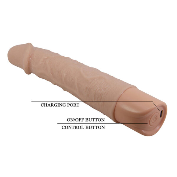 Pretty Love Leander — Realistic Vibrator, Rechargeable, Flesh — Realistic Vibrators — view 4