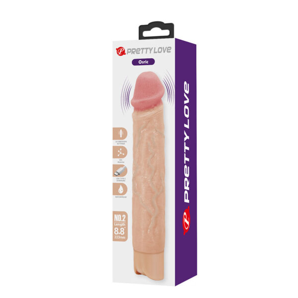 Pretty Love Osric — Realistic Vibrator, Rechargeable, Flesh — Realistic Vibrators — view 10