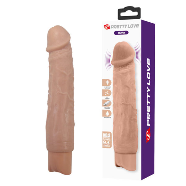 Pretty Love Rufus — Realistic Vibrator, Rechargeable, Flesh — Realistic Vibrators — view 9