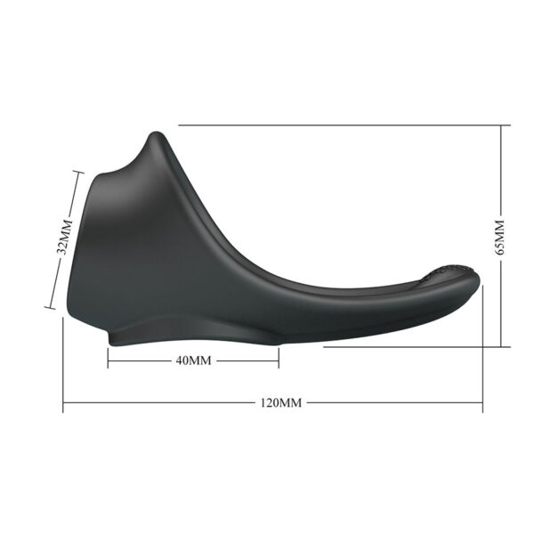 Crazy Bull Zadok — Cock Ring, Silicone, Perineal Stimulator — Classic Cock Rings — view 3