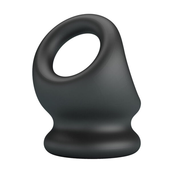 Crazy Bull Oberon — Cock Ring, Silicone, Black — Classic Cock Rings — view 5