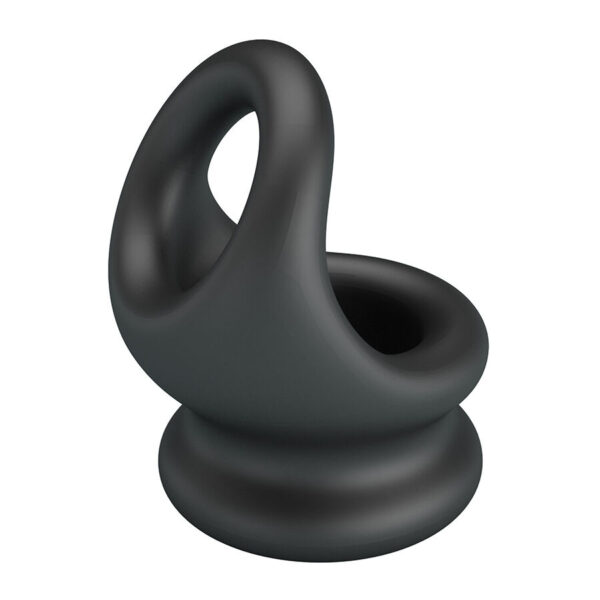 Crazy Bull Oberon — Cock Ring, Silicone, Black — Classic Cock Rings
