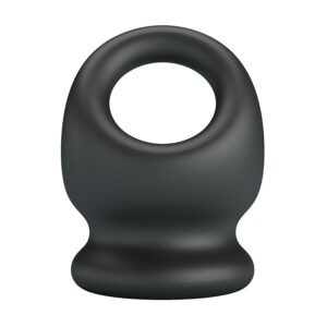 Crazy Bull Oberon — Cock Ring, Silicone, Black — Classic Cock Rings — view 4