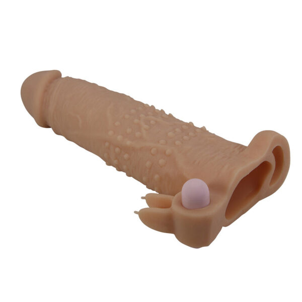 Pretty Love Quillon — Vibrating Penis Sleeve, Studded — Couples
