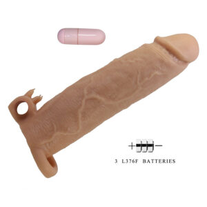Pretty Love Xerxes — Vibrating Penis Sleeve, Veined — Couples — view 2