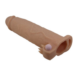Pretty Love Xerxes — Vibrating Penis Sleeve, Veined — Couples