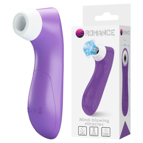 Romance — Air Pulse Stimulator, Rechargeable, Purple — Clitoral Stimulators — view 7
