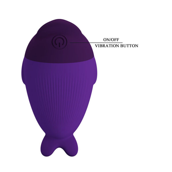 Pretty Love Dolphin — Mini Vibrator, Waterproof, Purple — Clitoral Stimulators — view 4