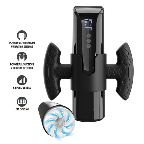 Pretty Love Larissa — Vibrating Masturbator, Twin Handles — Automatic Masturbators