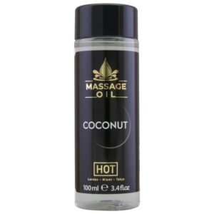 Hot — Massage Oil, 100 ml, Coconut Scent — Body Massage Oils