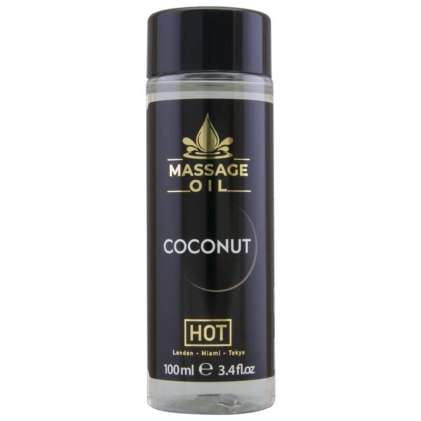 Hot — Massage Oil, 100 ml, Coconut Scent — Body Massage Oils